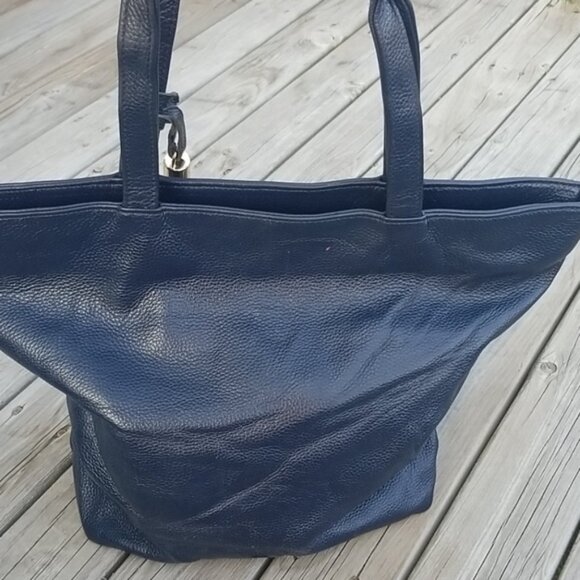Onna Ehrlich leather tote curved shoulder bag - Picture 3 of 10